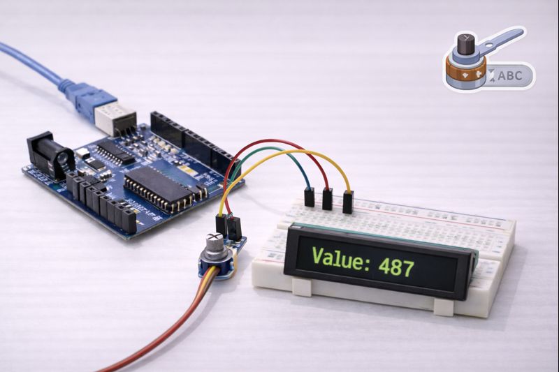 Potansiyometre ile Analog Okuma