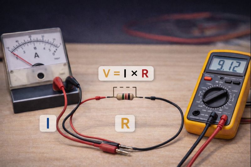 Gerilim, Akım ve Direnç İlişkisi