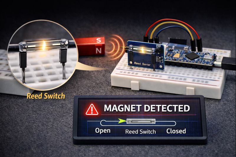 Reed Switch (Manyetik Sensör) Nedir?